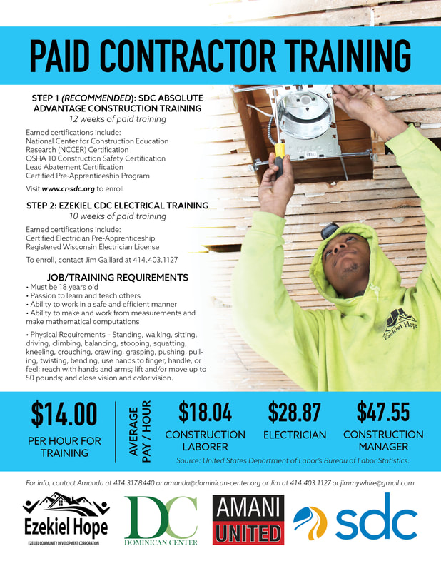 Paid Contractor Training poster