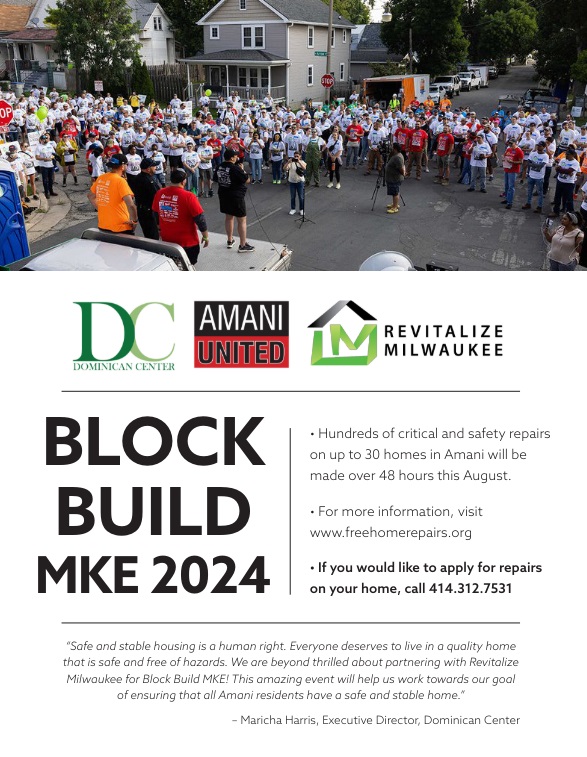 Block Build MKE 2024 Poster