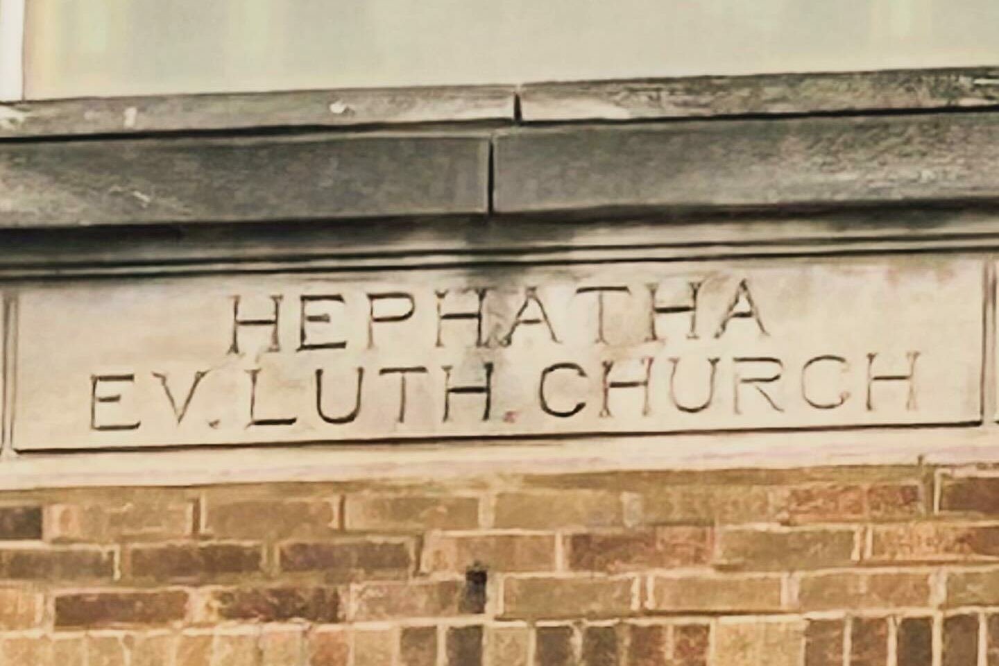 Hepatha Church entrance sign